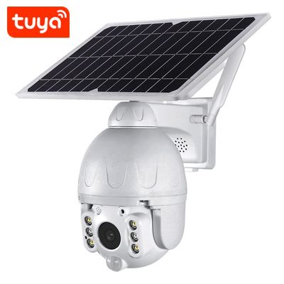 TUYA Smart 2MP Güneş Paneli PTZ IP Dome WIFI Kamera PIR IP66 1080P HD Pil