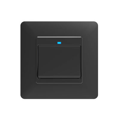 Tuya Light 1 Gang Push Button Akıllı Wifi Duvar Anahtarı OEM Alexa / Google Home ile Uyumlu