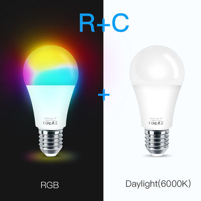 Hub Gerektirmez 5GHz Akıllı Ampul LED RGBW Renk Değişimi Alexa ve Google Home ile Uyumlu