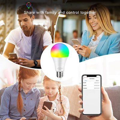 Kısılabilir E26 Akıllı WiFi LED Ampuller Alexa Google Home ile Çalışır 2700K-6500K RGBWW