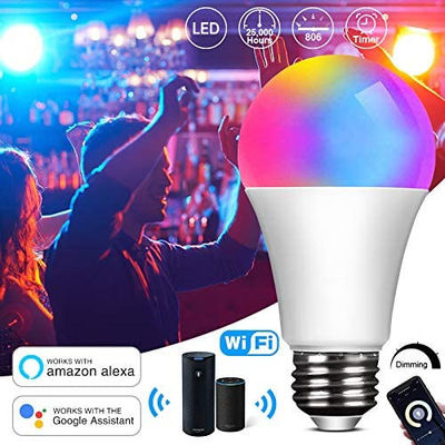 RGB 5w 7w 9w 12w Remote E26 Smart LED Ampul Akıllı Ev Otomasyonu Tuya Uygulaması