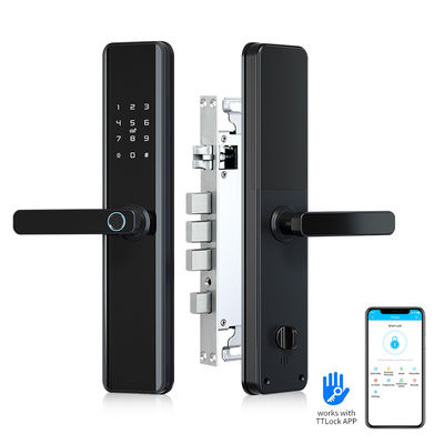 Parmak İzli Anahtarsız Giriş Kapı Kilidi ile Biyometrik Akıllı Wifi Kapı Kilidi