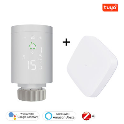 Tuya ZigBee3.0 WiFi Smart TRV Programlanabilir Termostat Isıtıcı Sıcaklık Kontrol Cihazı