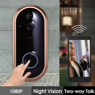 2K Akülü Akıllı Ev Kablosuz Kapı Zili Chime kablosuz ön kapı güvenlik kamerası