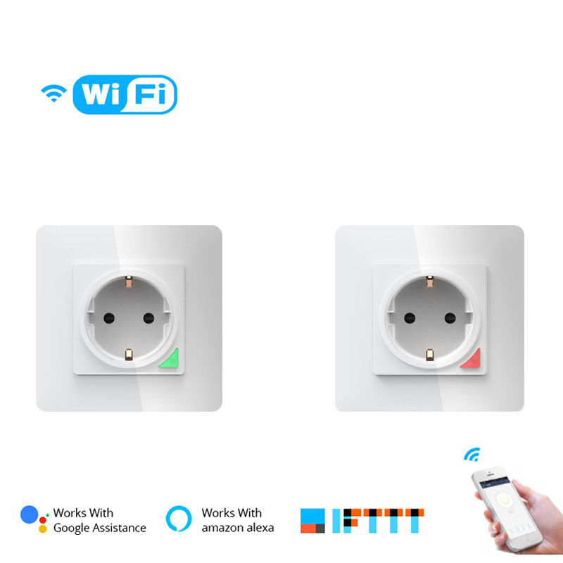 100-240V AB StandardıAkıllı Wifi Soketi Fiş Desteği Amazon Alexa Google Home Akıllı Fişi